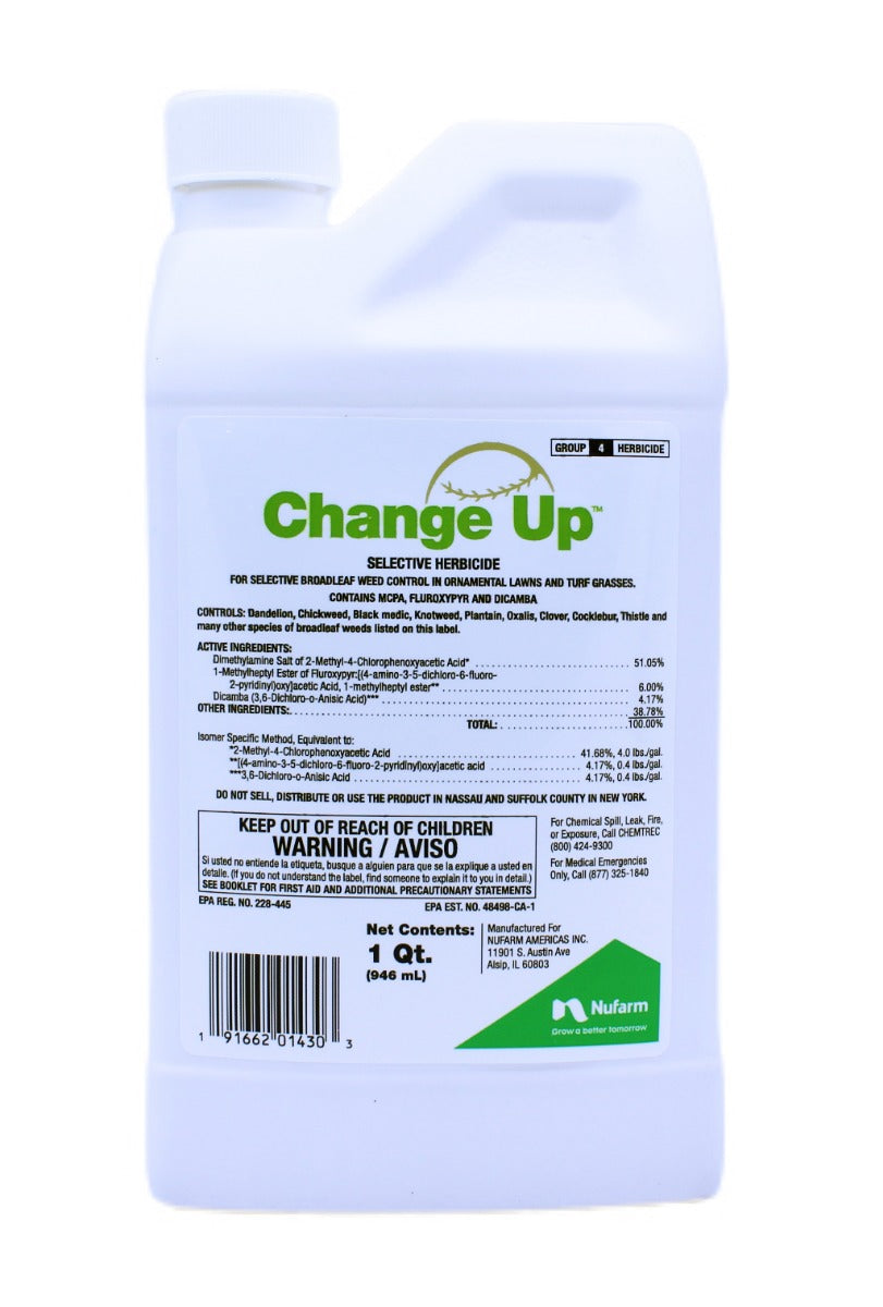 selective herbicide for nutgrass Change Up Selective Herbicide – Broadleaf Weed Control for Turf