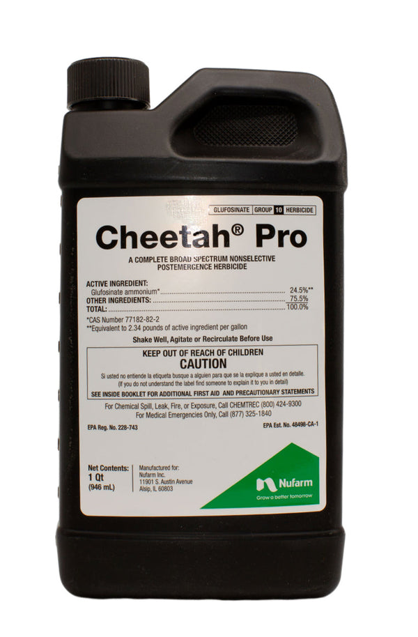 Cheetah Pro Herbicide – Fast-Acting, Non-Selective Weed Control quart