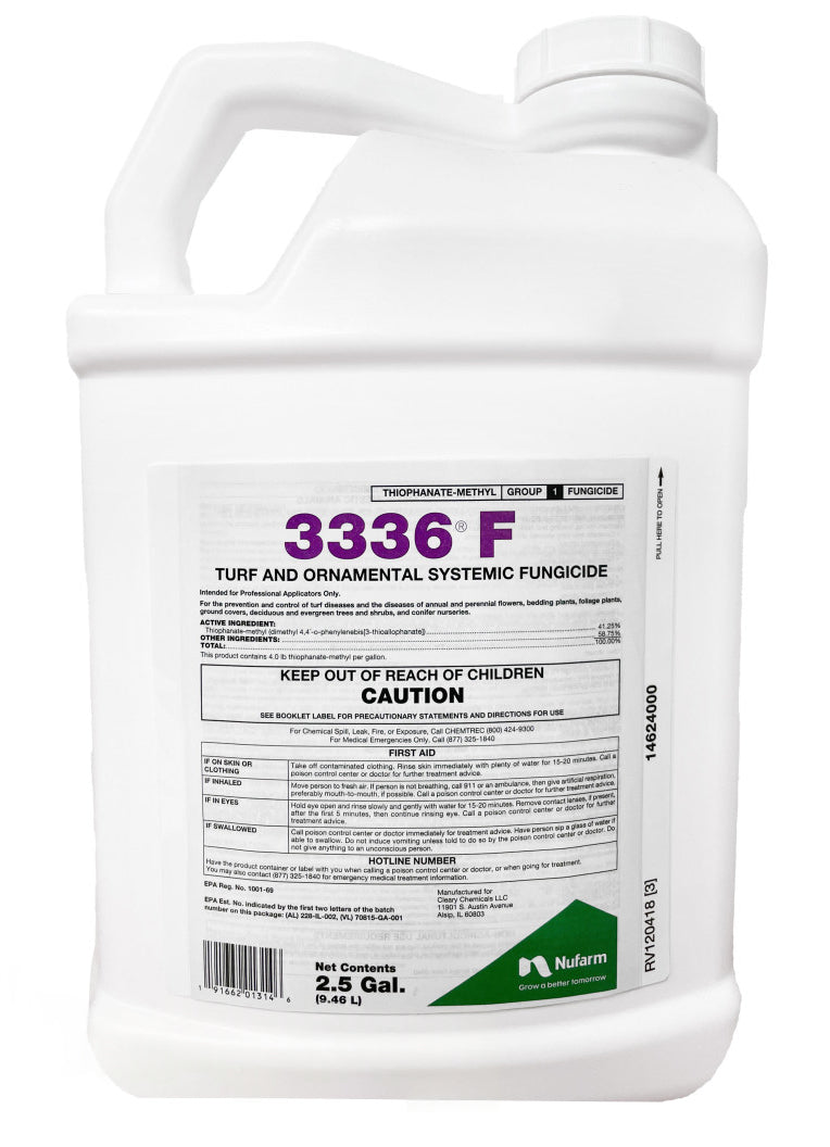 Clearys 3336F Fungicide jug (2.5 gal)