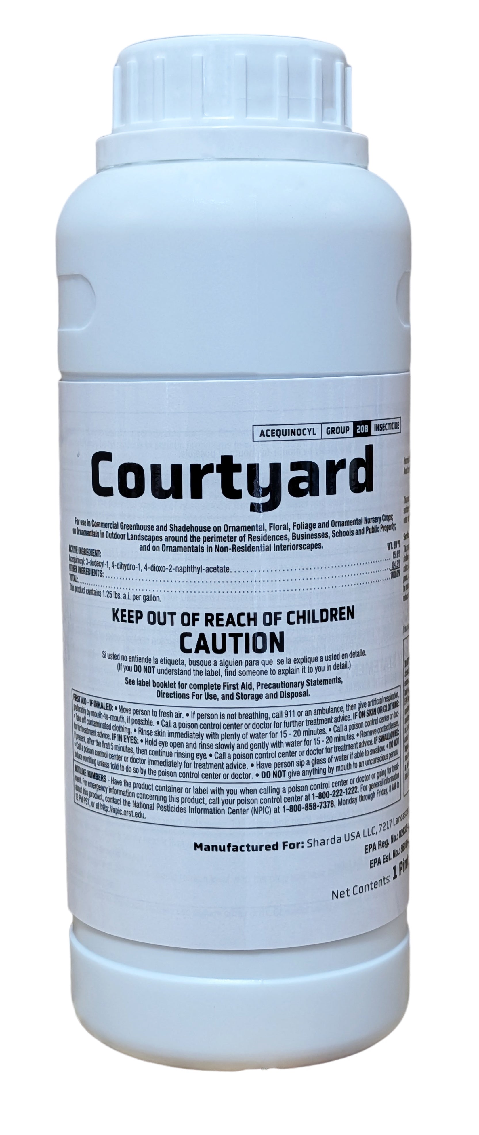 Courtyard Miticide Insecticide  Acequinocyl  pint (16 oz)