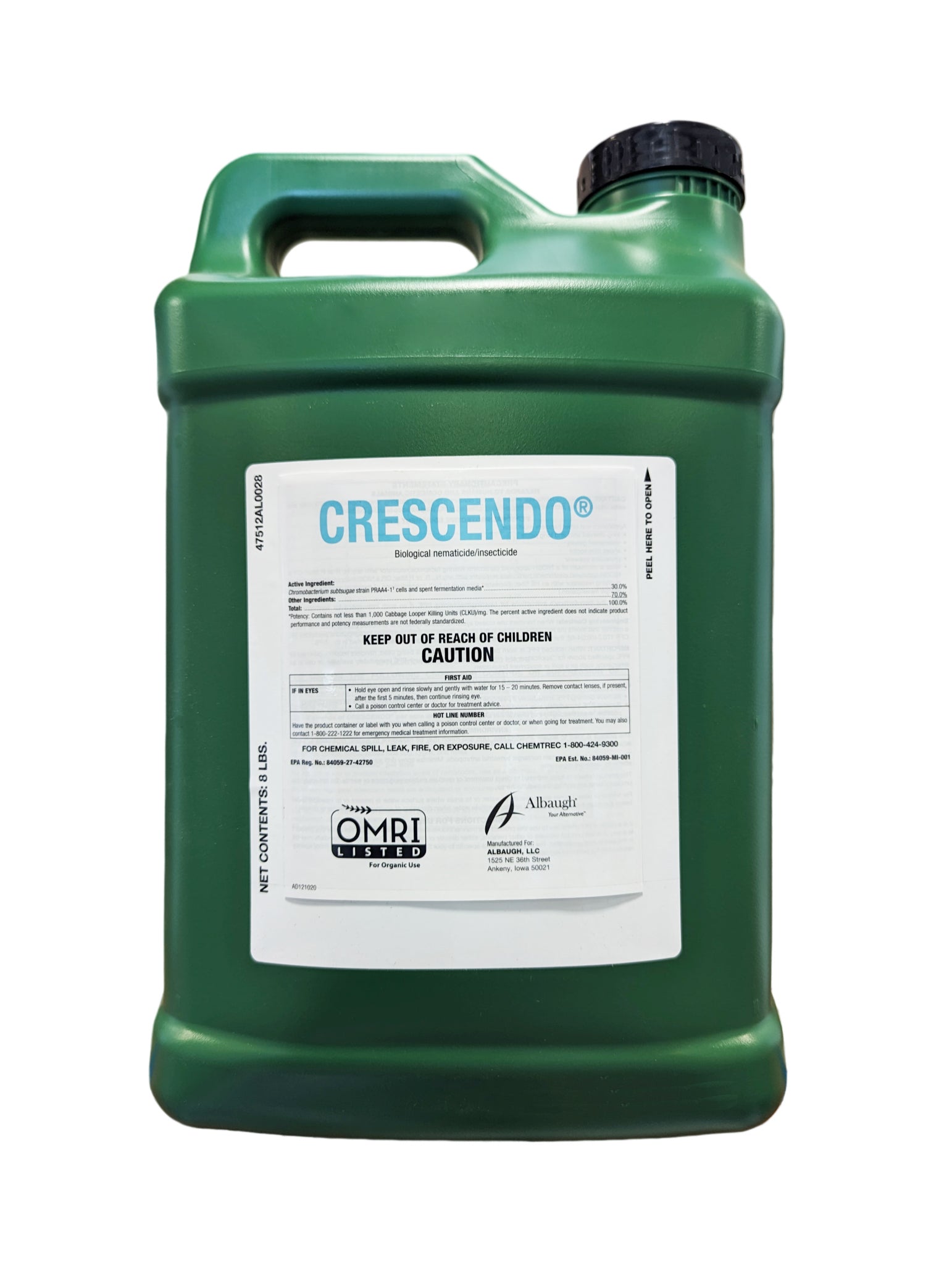 Crescendo Nematicide jug (8 lbs) - simple