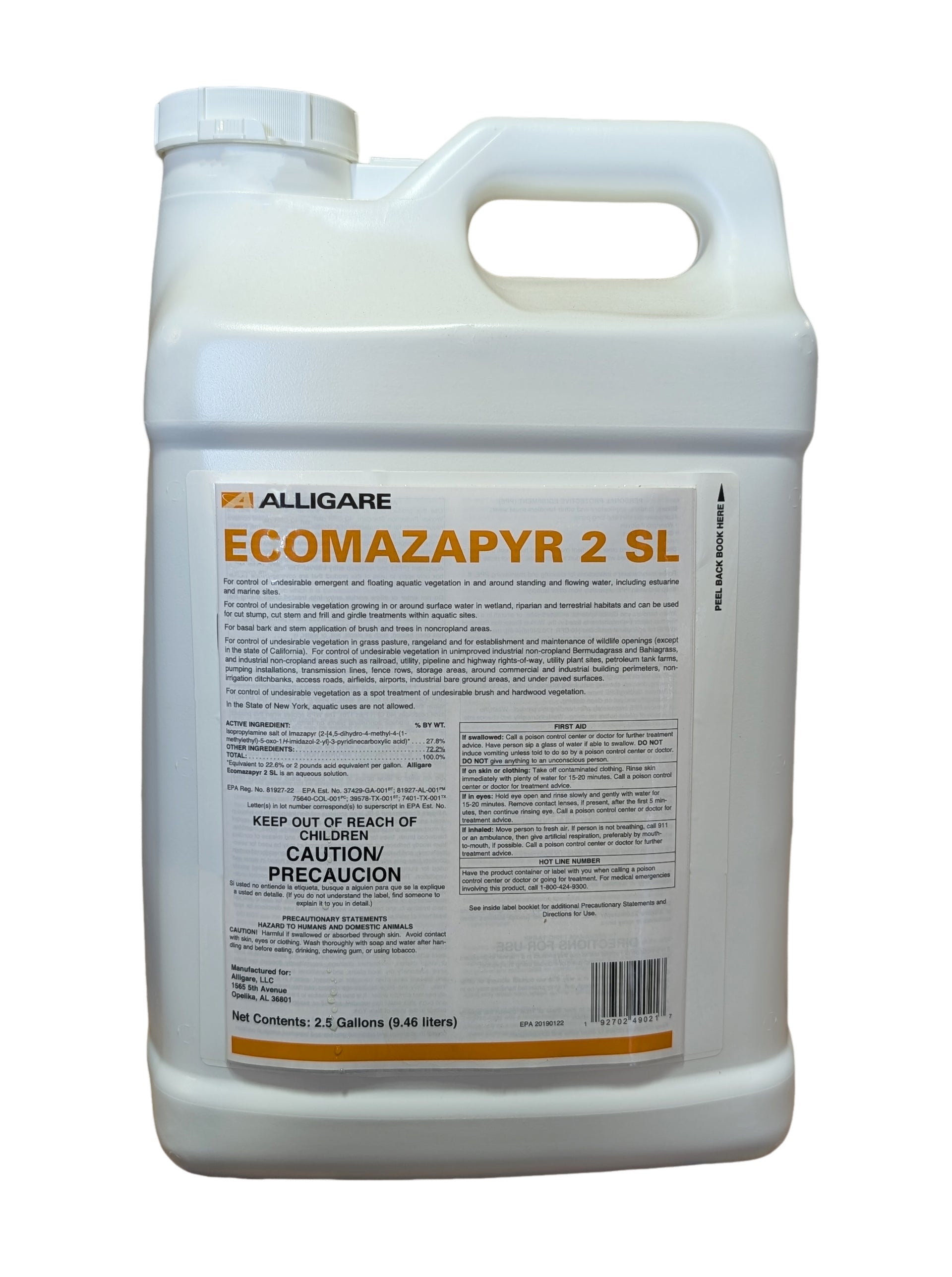 armezon herbicide Ecomazapyr 2SL – Aquatic & Industrial Vegetation Control Herbicide 2.5 gal