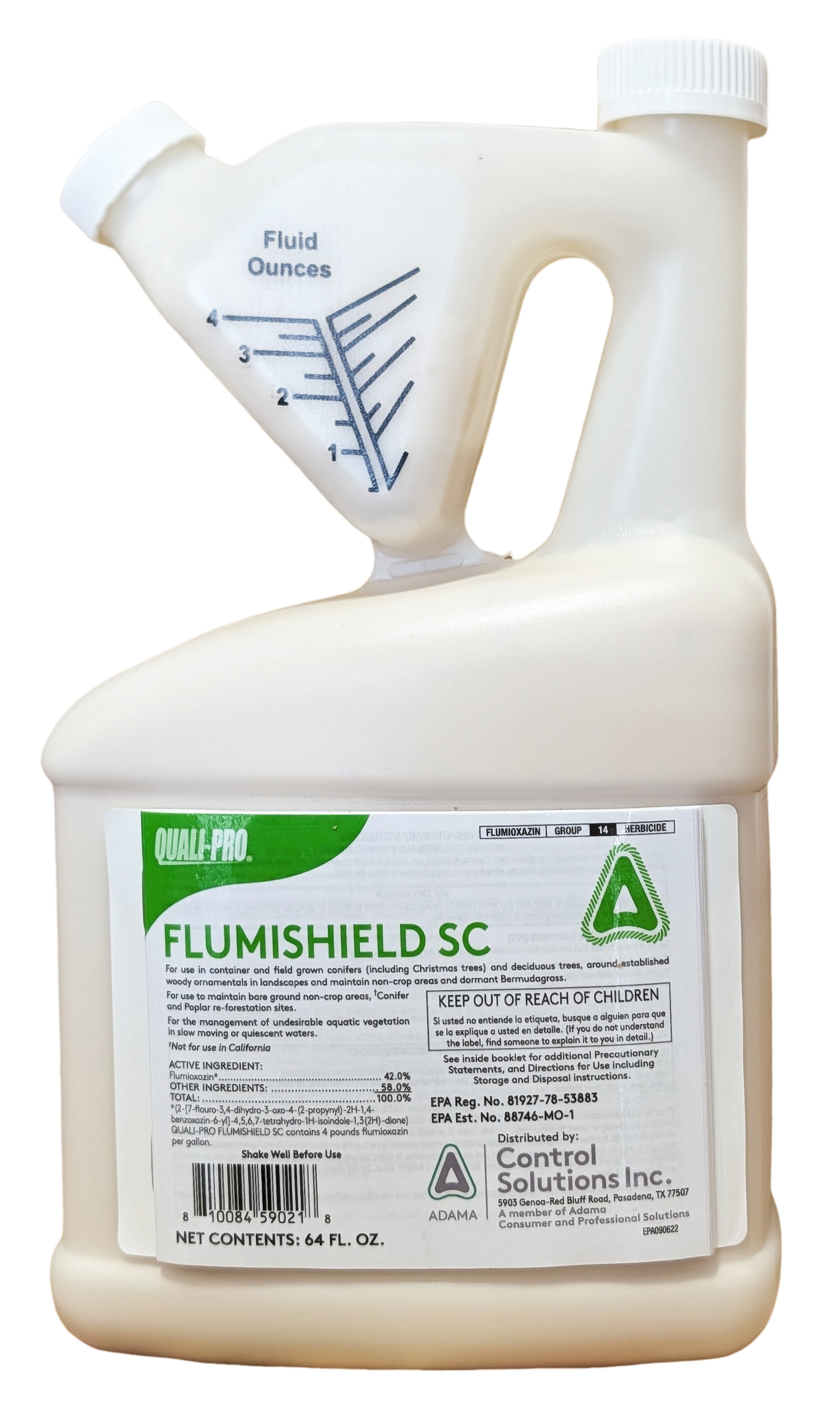 Flumishield SC Herbicide bottle (64 oz)
