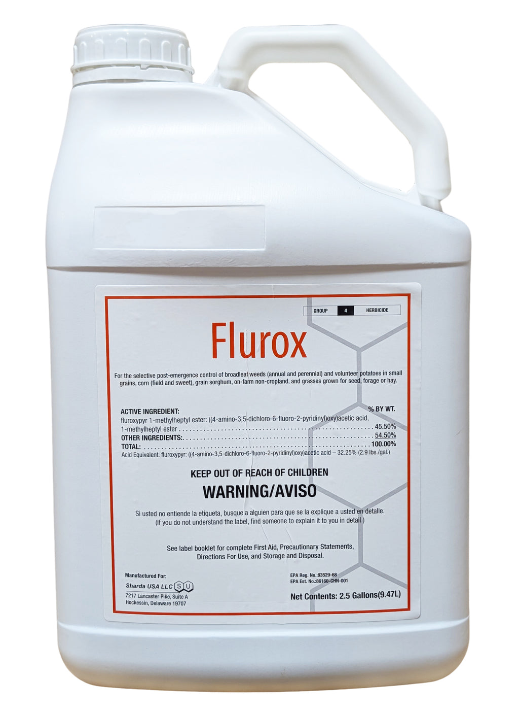 volunteer herbicide rainfast Flurox Herbicide for Broadleaf Weed Control