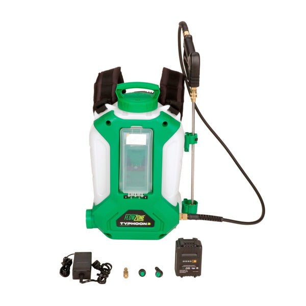 Flowzone Typhoon 3 Battery Powered Backpack Sprayer (4-Gallon)