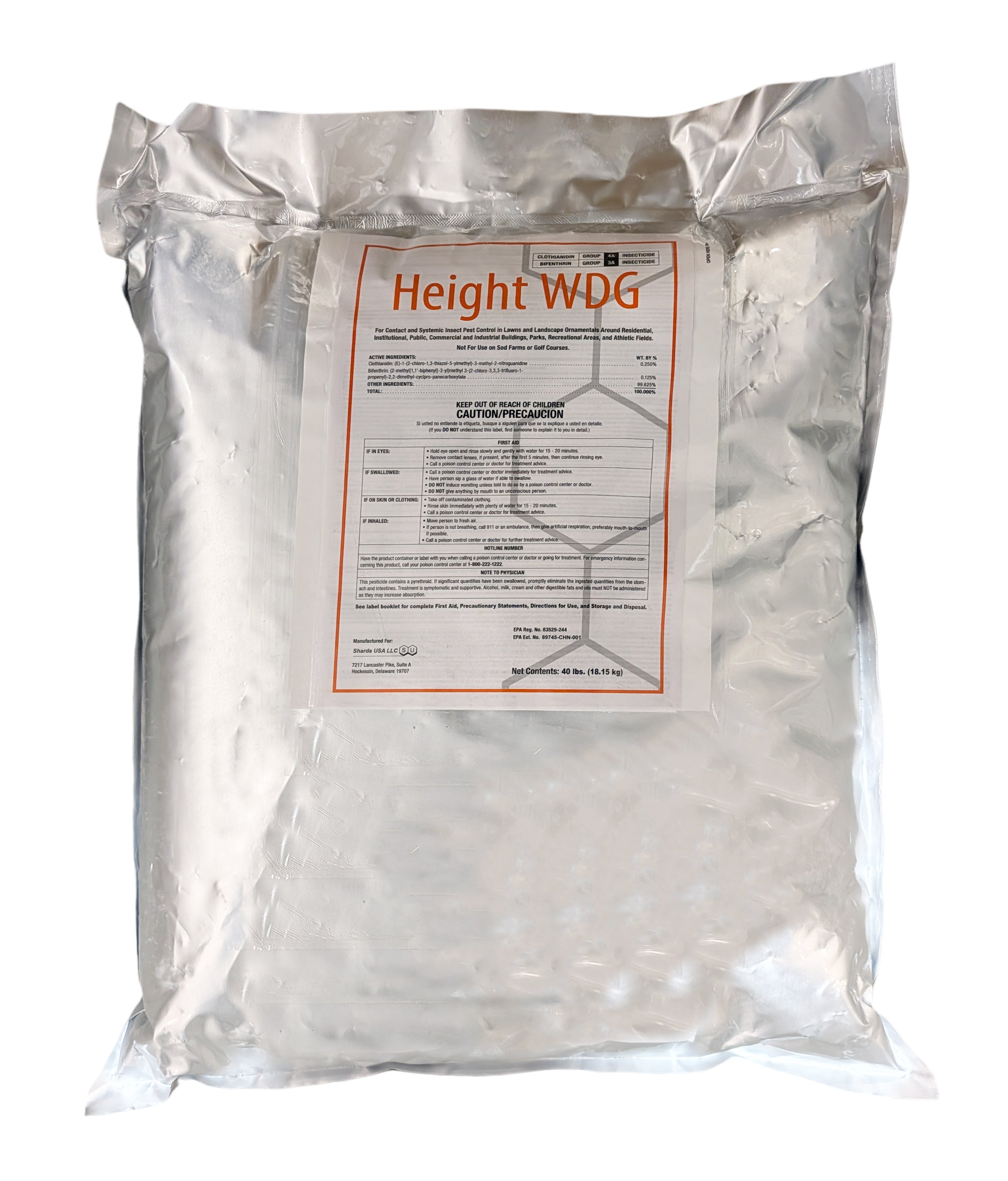 Height WDG Granular Insecticide (Aloft LC G) bag (40 lbs)