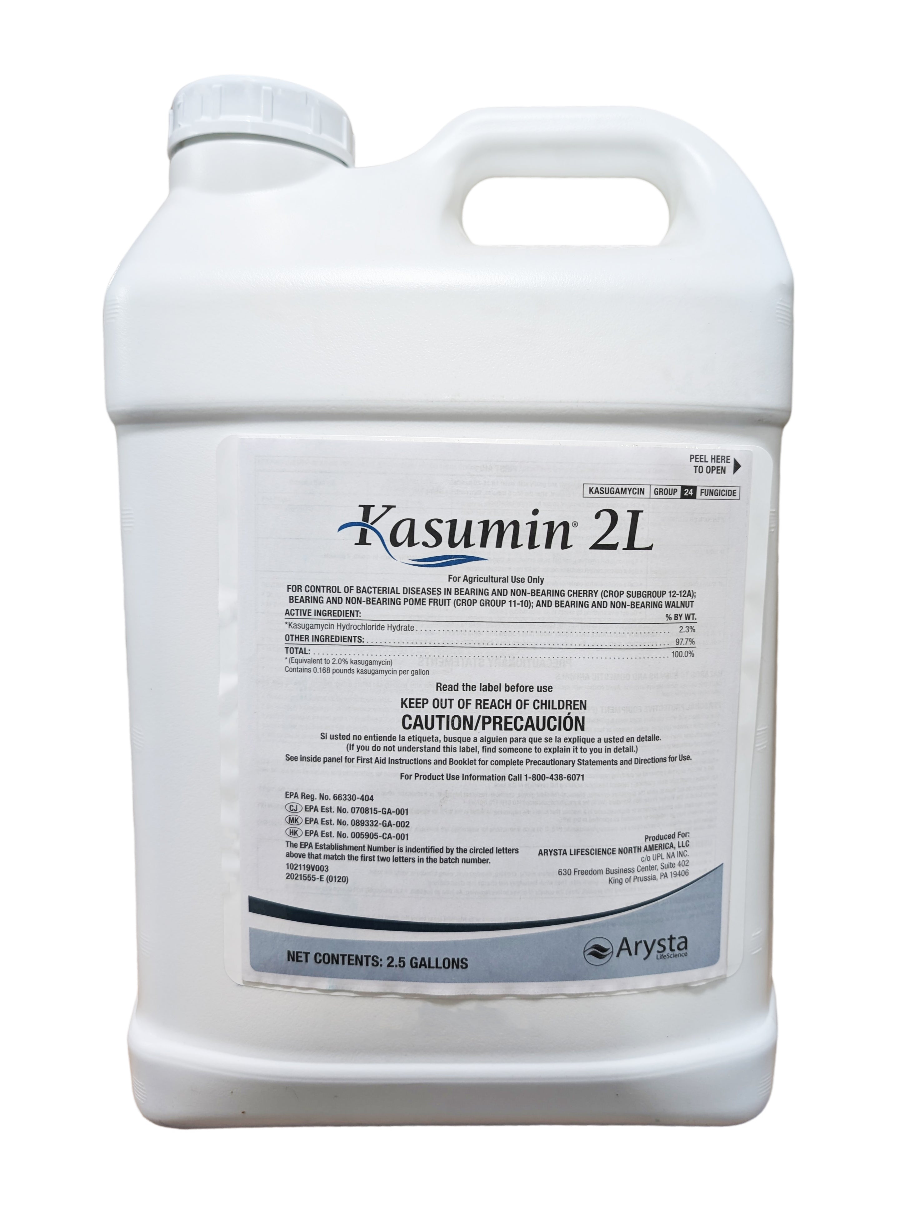 Kasumin 2L Bactericide jug (2.5 gal)