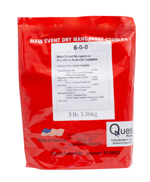 Main Event Dry Manganese 10% Micros bag (3 lbs) - simple