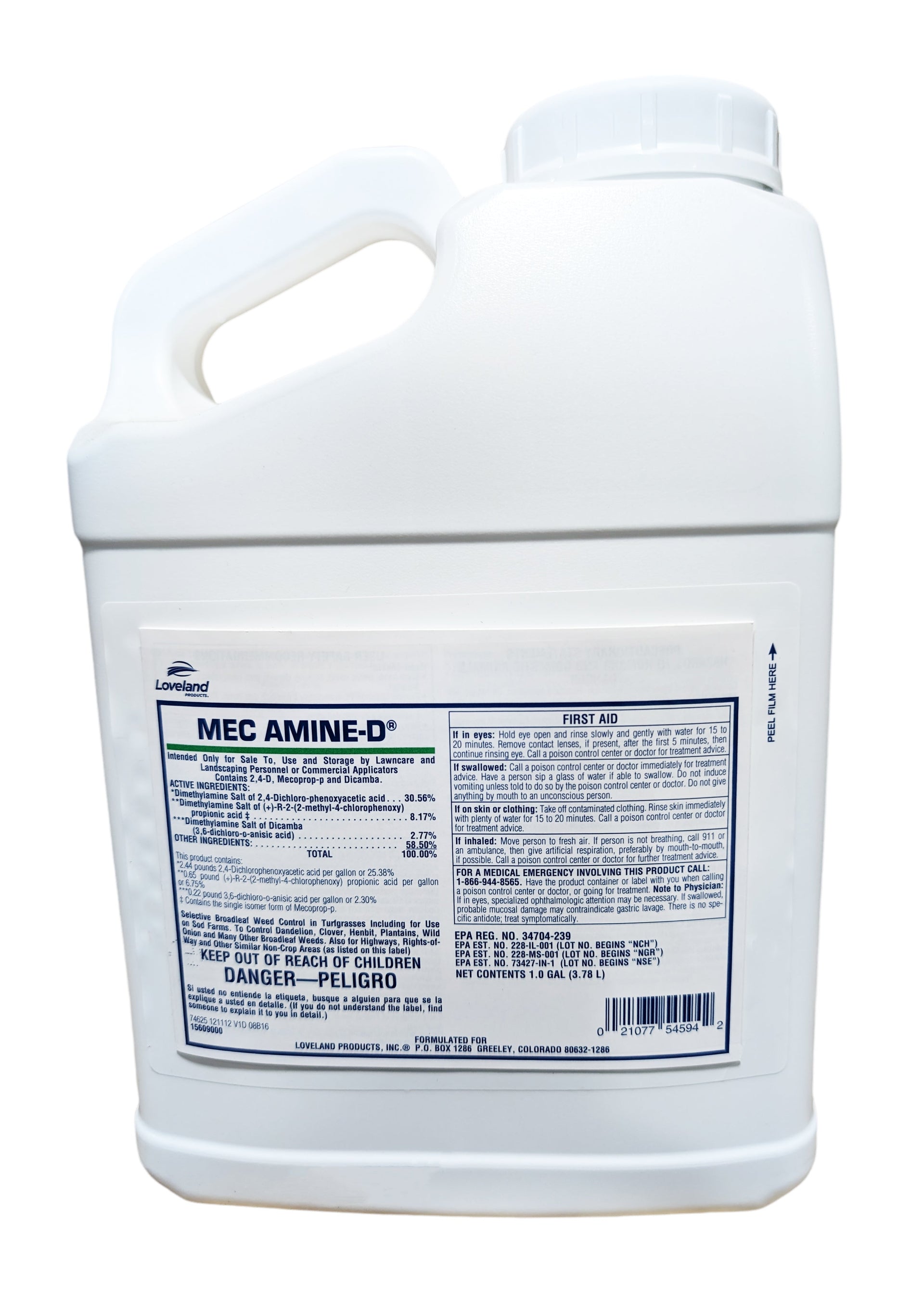 perfectmatch herbicide Mec Amine D 3-Way Broadleaf Herbicide