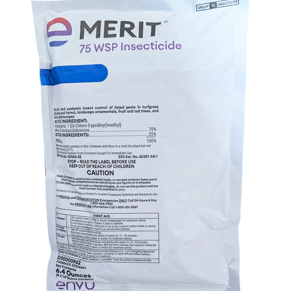 merit herbicide label Merit 75 WSP Insecticide – Systemic Grub & Ornamental Control