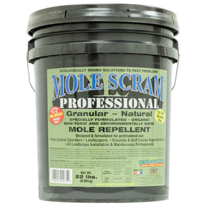 Mole Scram Professional pail (22 lbs) - simple
