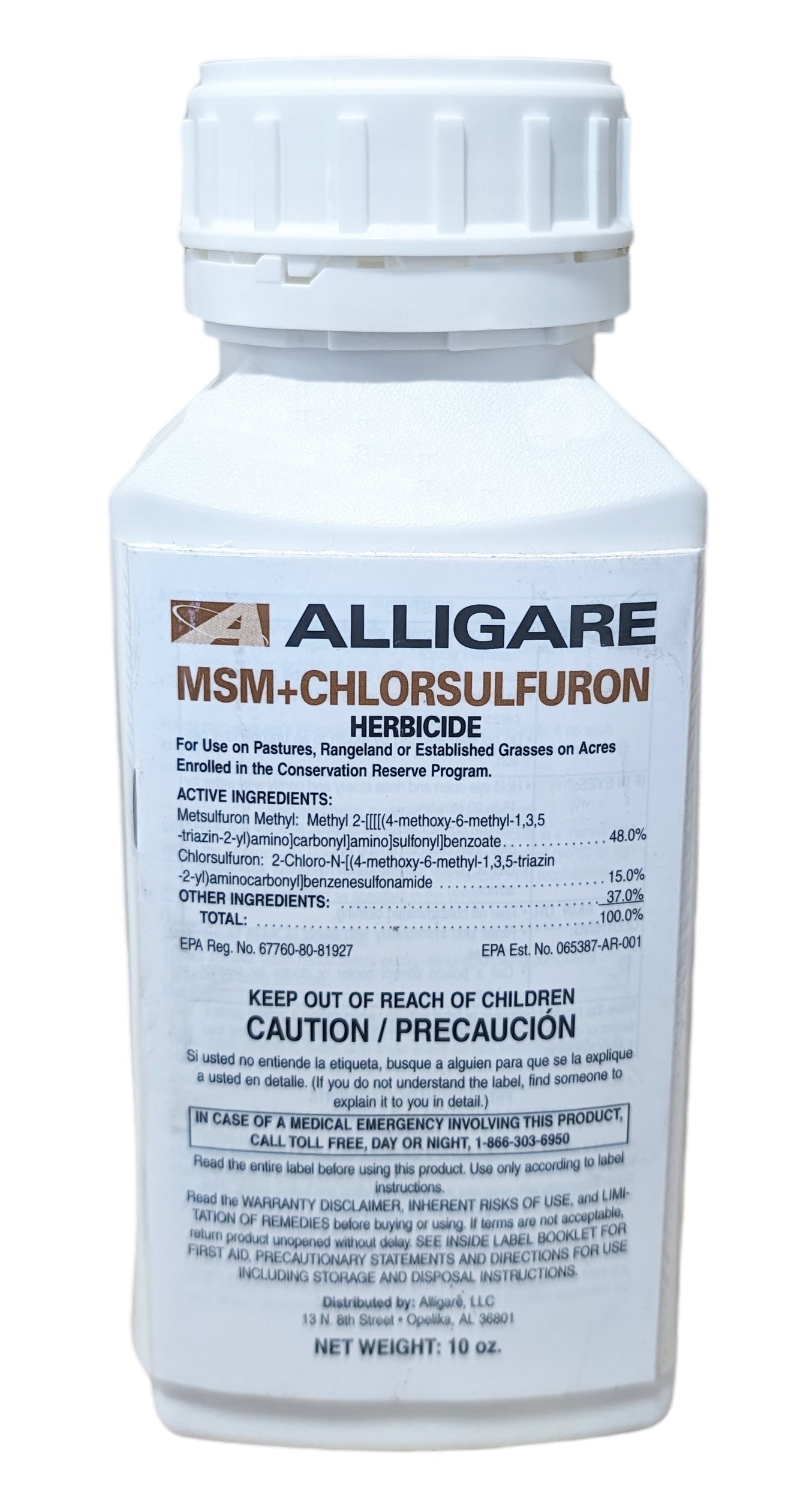 MSM Plus Chlorsulfuron bottle (10 oz) - simple