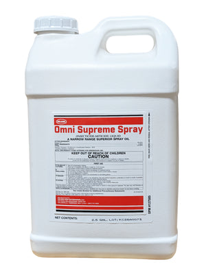 Omni Supreme Spray Oil jug (2.5 gal)