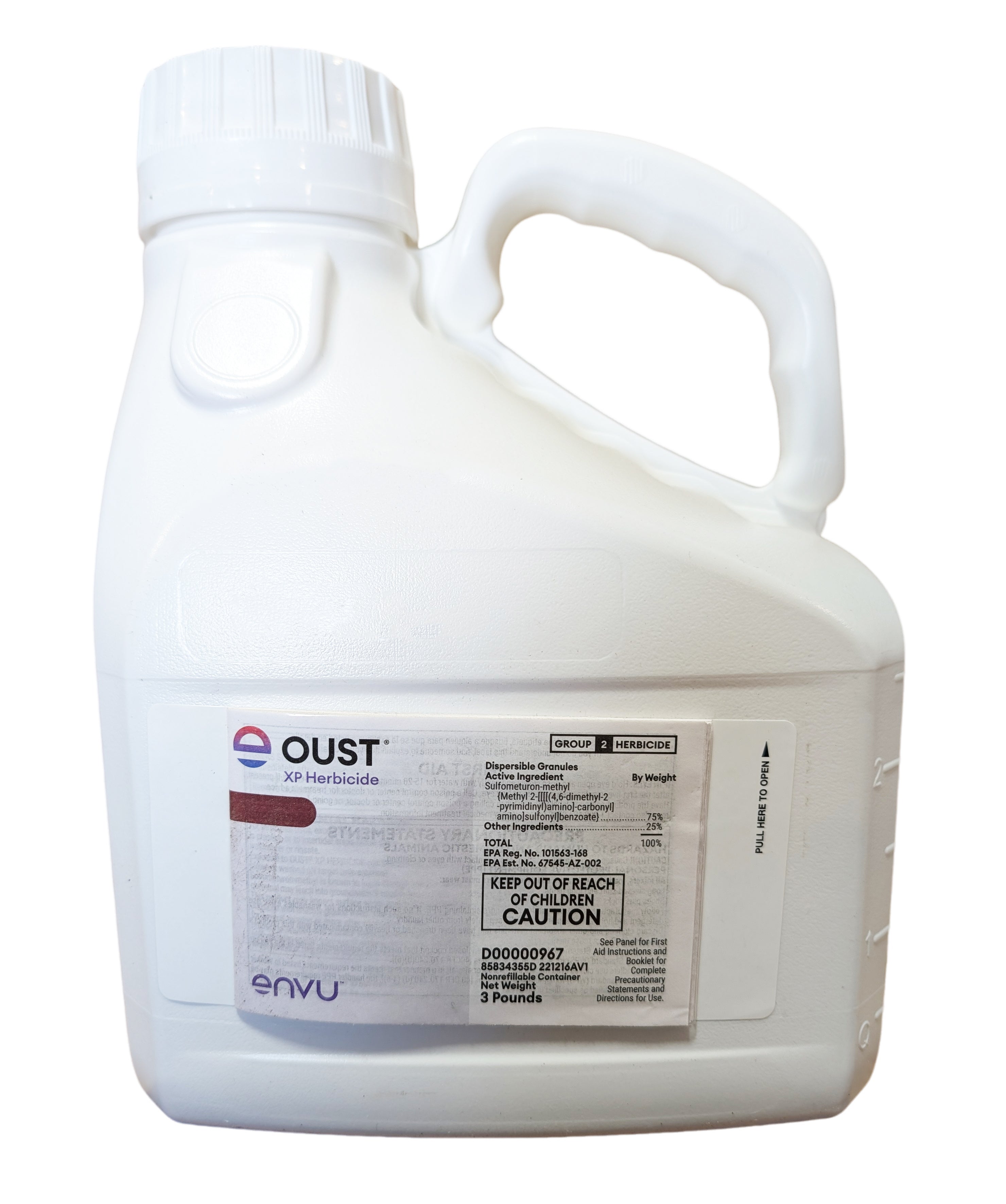 Oust XP Herbicide bottle (3 lbs)