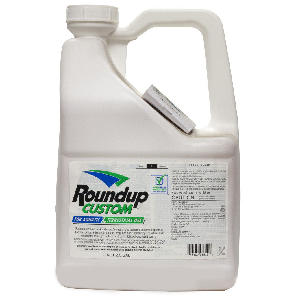 Roundup Custom Herbicide jug (2.5 gals) - simple