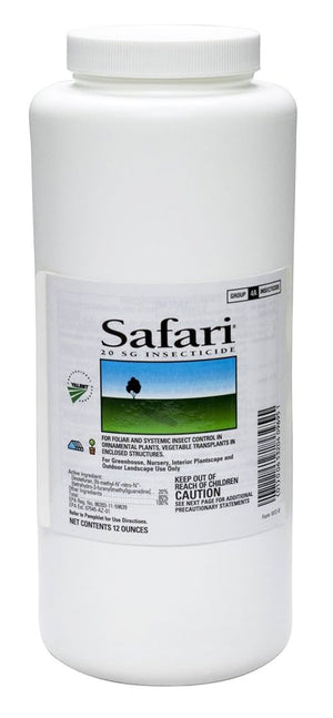 Safari 20SG Insecticide bottle (12 oz) - simple