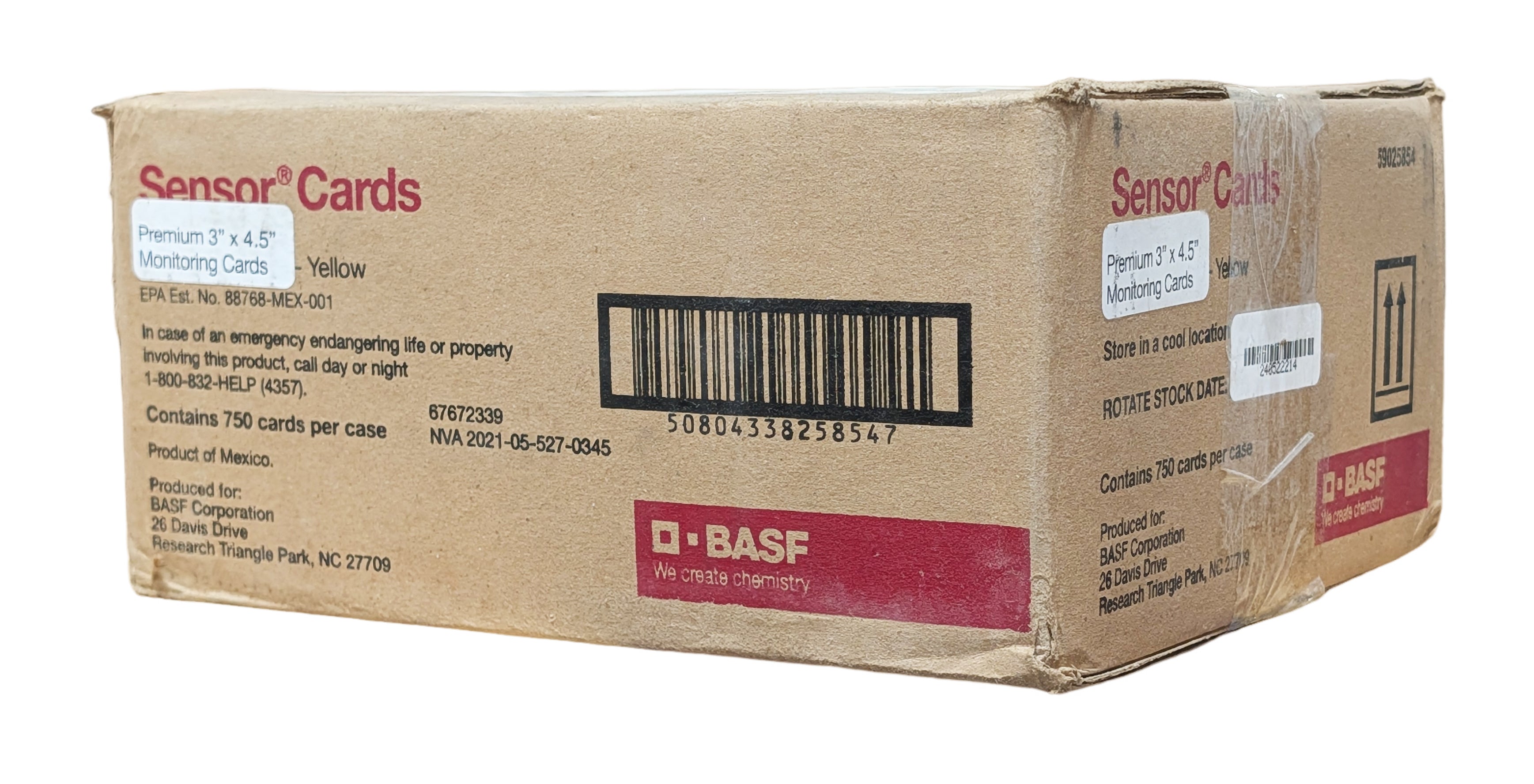 BASF Sensor Yellow Pest Monitoring Cards – Sticky Traps for Greenhouse Insects