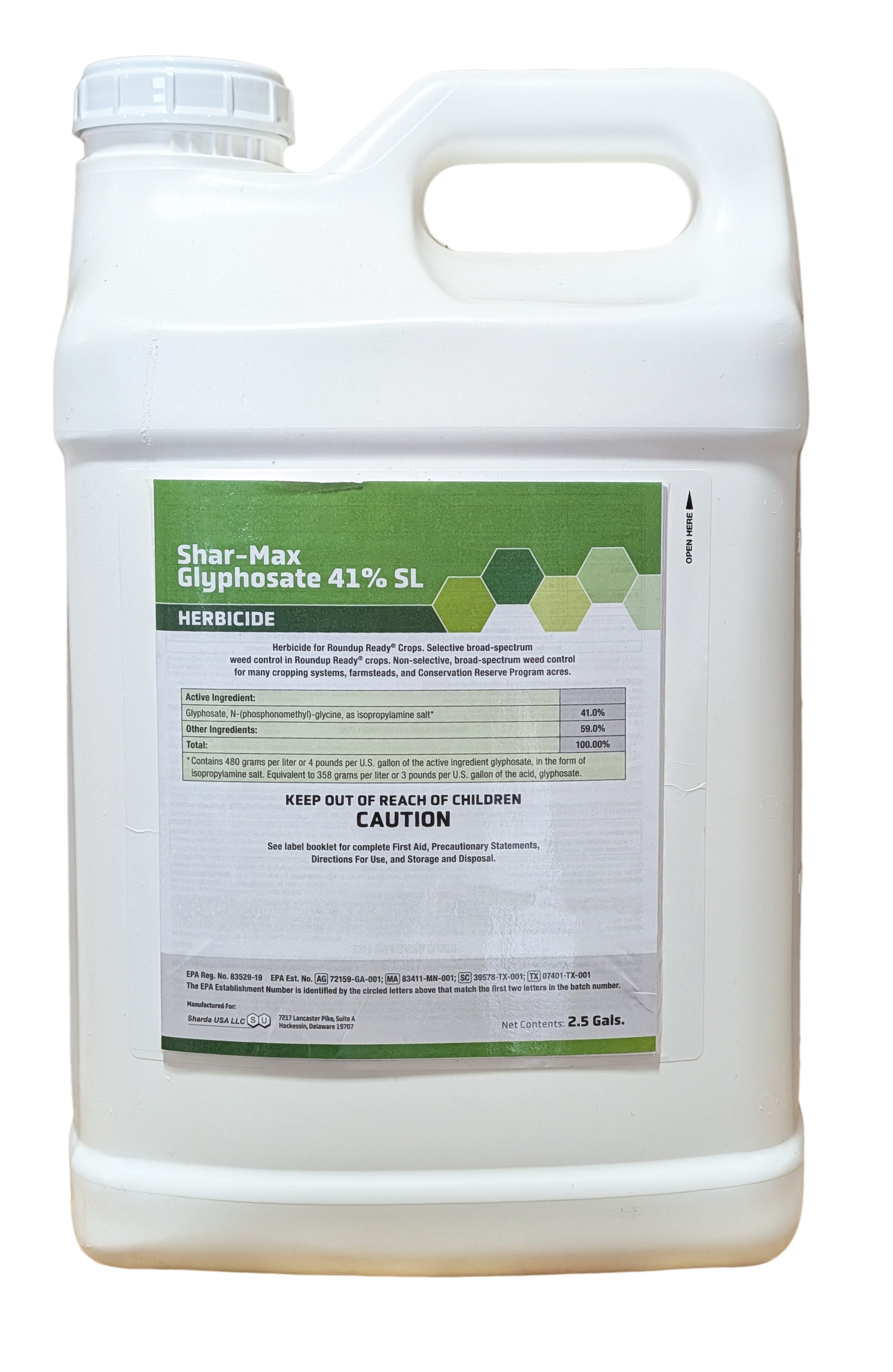 Shar-Max Glyphosate 41% jug (2.5 gal)