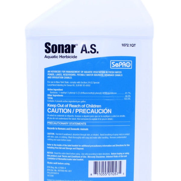 sonalan herbicide Sonar AS Aquatic Herbicide for Duckweed & Pond Weed Control