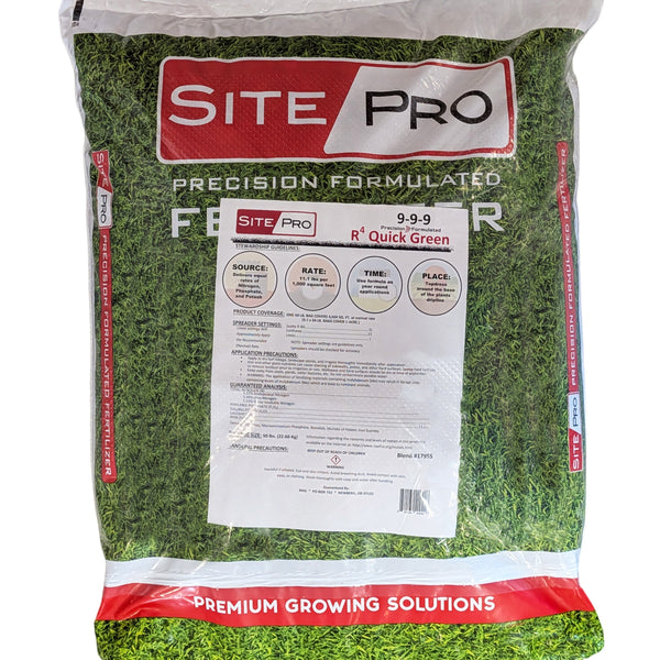 9-9-9 Quick Green Fertilizer with 11% Iron bag (50 lbs)