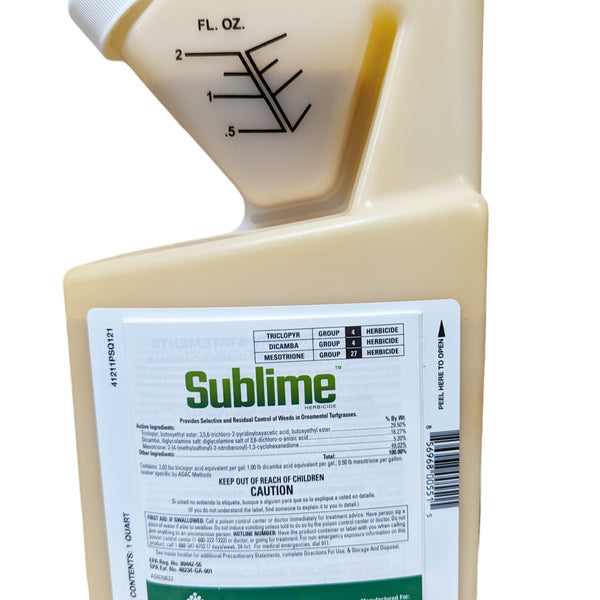 herbicide ecologique Sublime Herbicide – Powerful Broadleaf & Grassy Weed Control