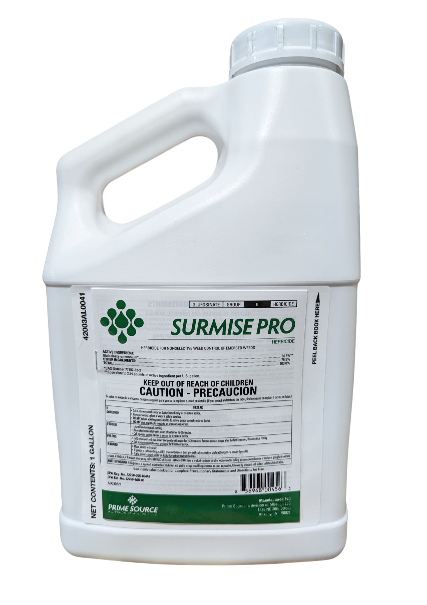 Surmise Pro Herbicide Glufosinate Non-Selective Weed Control