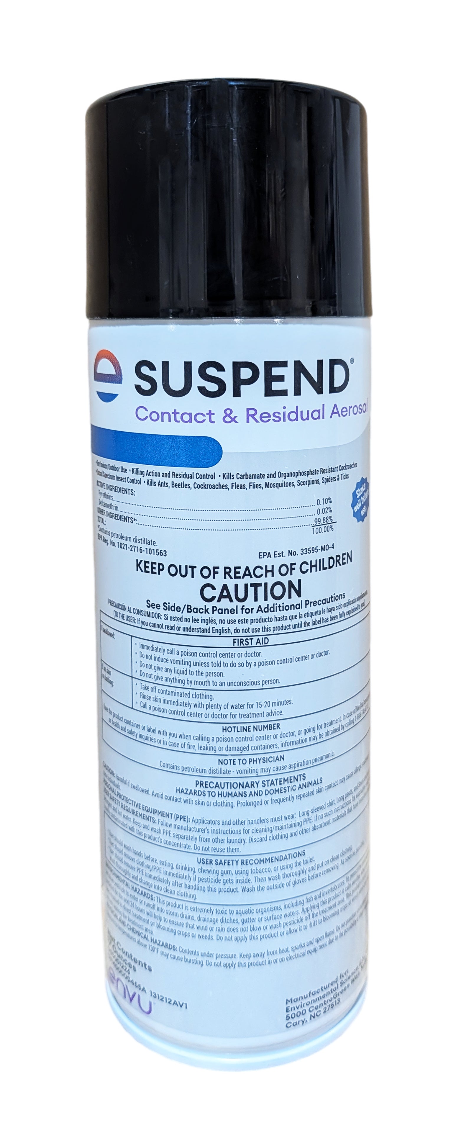 Suspend Contact & Residual Aerosol Insecticide case (12 x 17 oz cans)