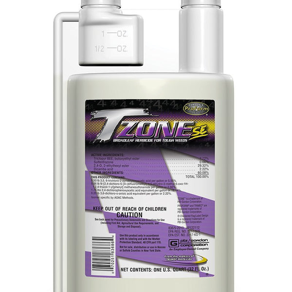 TZone SE Broadleaf Herbicide for Tough Lawn Weeds