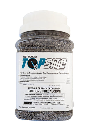 Topsite 2.5G Herbicide jar (6 lbs) - simple