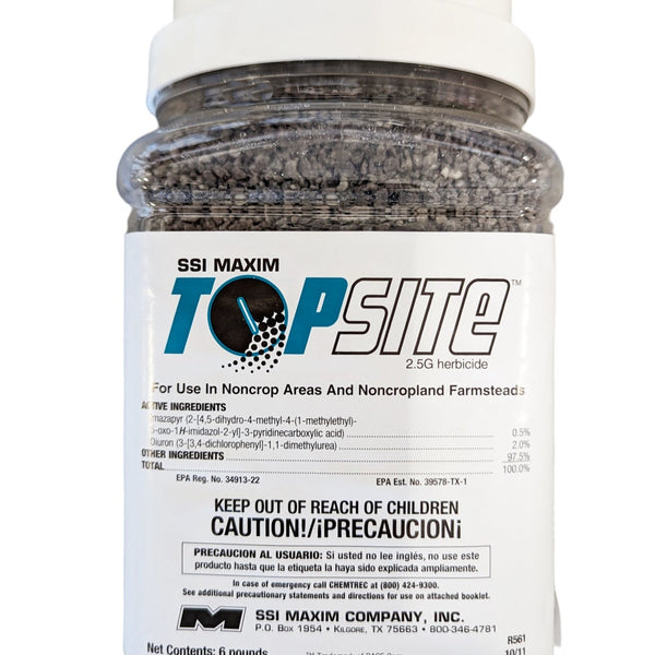 topsite herbicide Topsite 2.5G Herbicide jar (6 lbs)