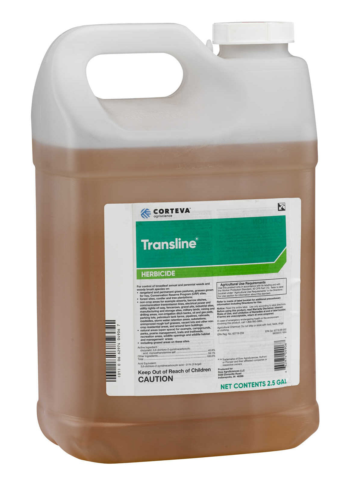 Transline Herbicide jug (2.5 gal)