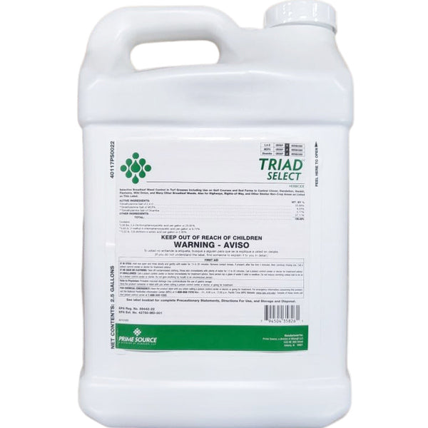 lesco 3 way herbicide 2.5 gallon Triad Select Herbicide