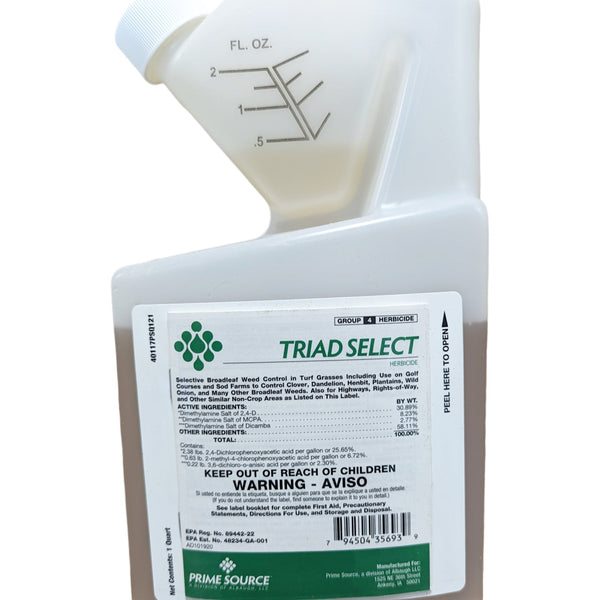 lesco three-way selective herbicide per gallon Triad Select Herbicide
