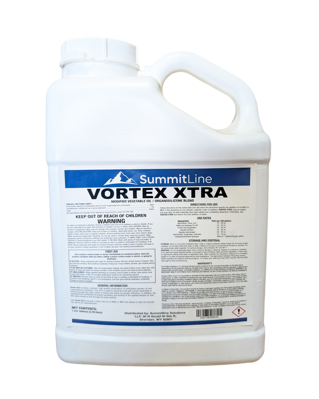 Vortex XTRA Premium Spray Adjuvant – MSO + Organosilicone