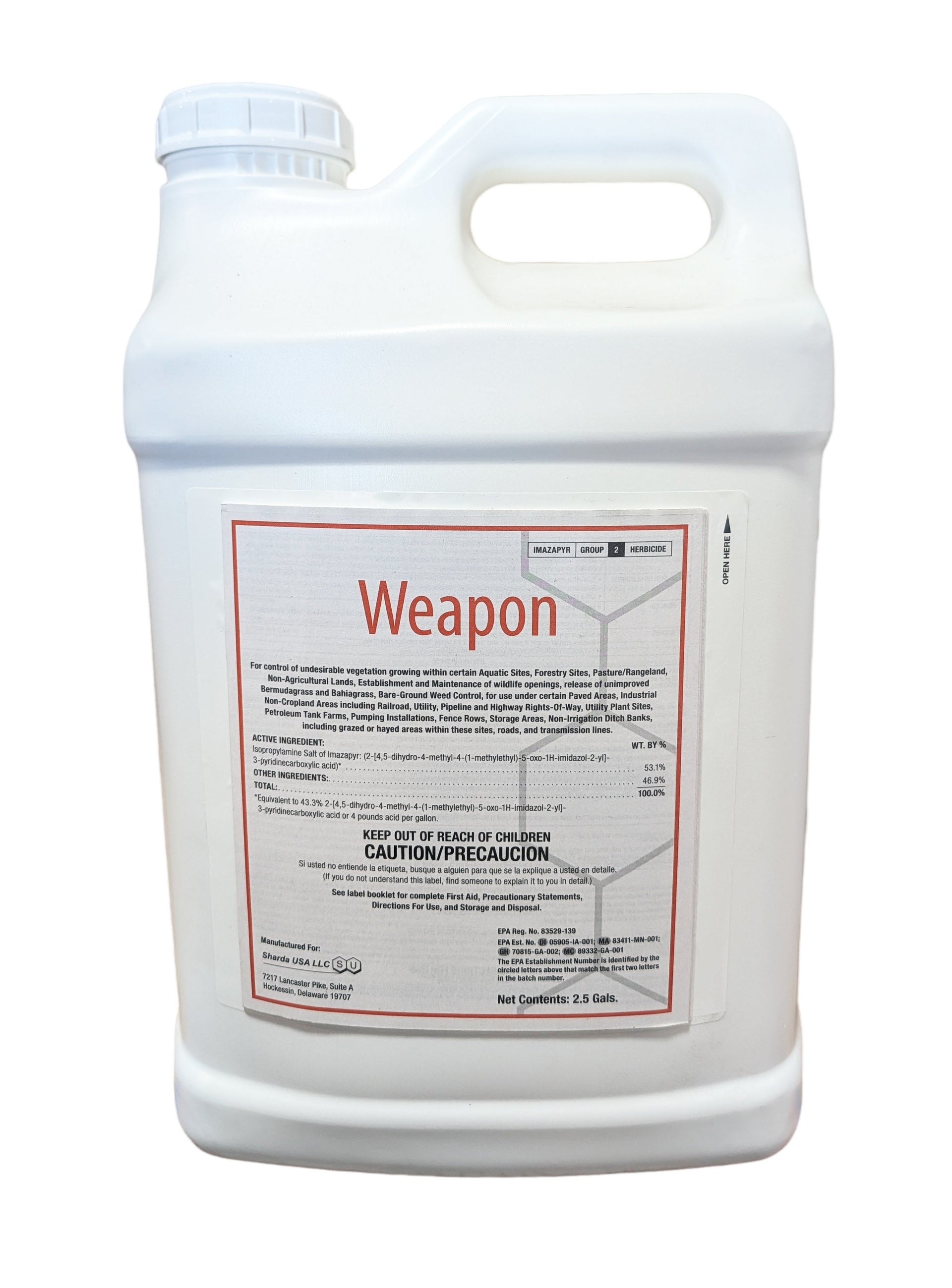 Weapon Herbicide – Broad-Spectrum Aquatic & Forestry Weed Control